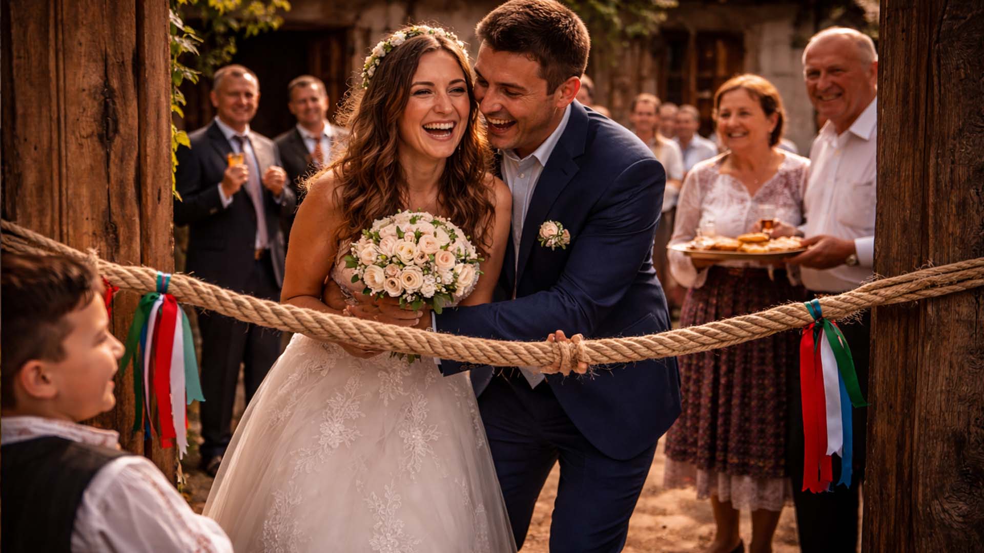 Vezivanje vrata mladencima – da ne pobegnu posle venčanja